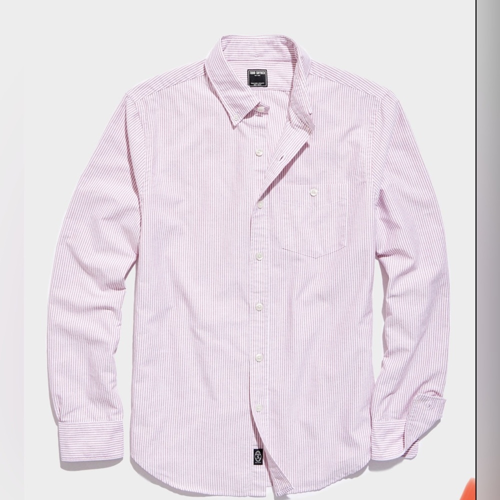 SLIM FIT FAVORITE OXFORD SHIRT IN RED STRIPE